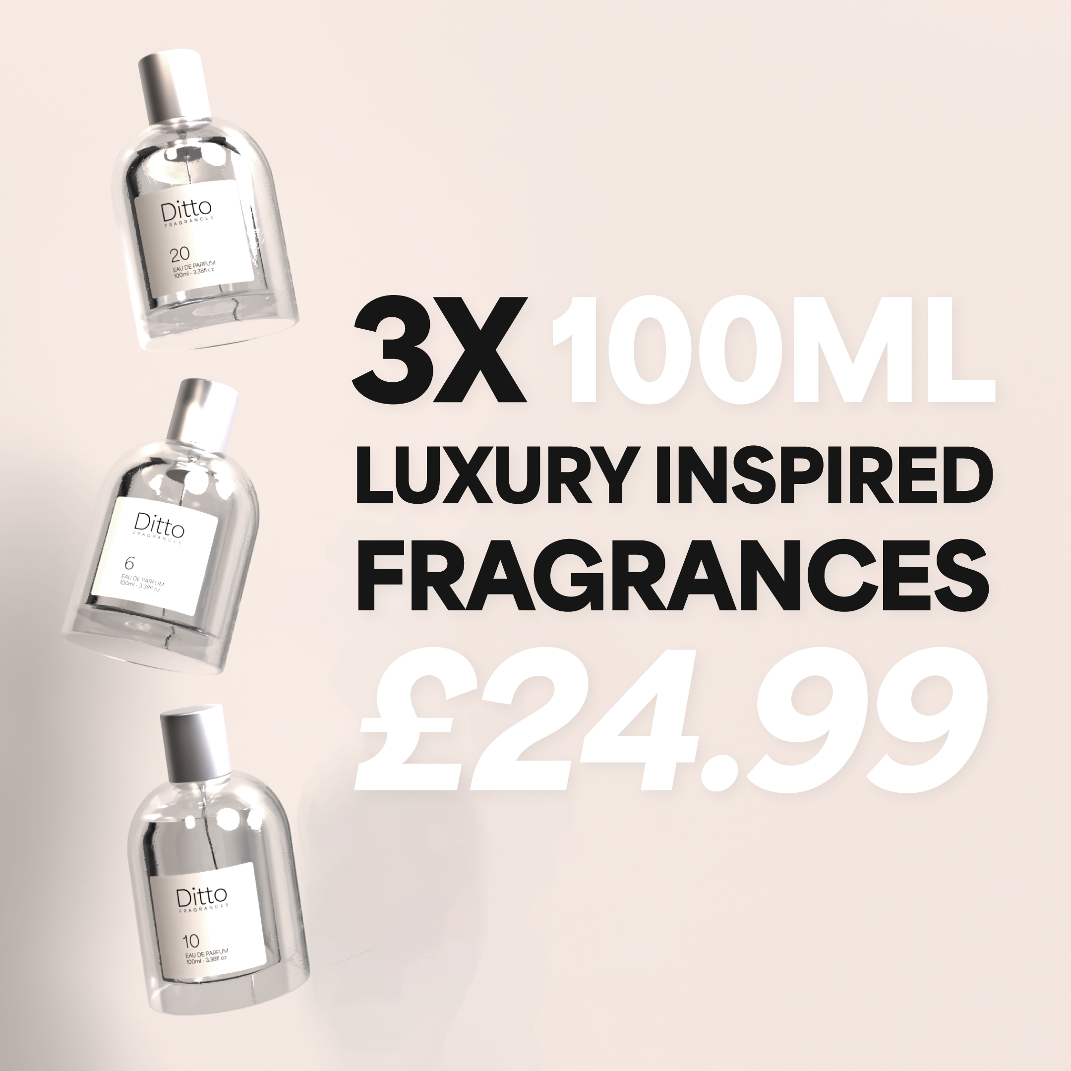 Any 3 x 100ml Fragrances